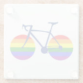 Dessous-de-verre En Verre Balade En Vélo Pride (Dos)