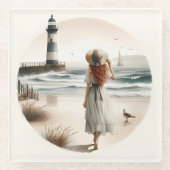 Dessous-de-verre En Verre Balade Phare (Devant)