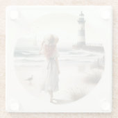 Dessous-de-verre En Verre Balade Phare (Dos)