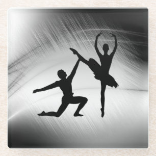 Dessous-de-verre En Verre Ballet Couple Dance
