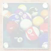 Dessous-de-verre En Verre Ballons de piscine (Dos)