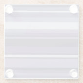 Dessous-de-verre En Verre Bandes de cuir violet (Dos)