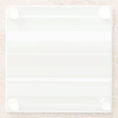 Dessous-de-verre En Verre Bandes de grès (Dos)