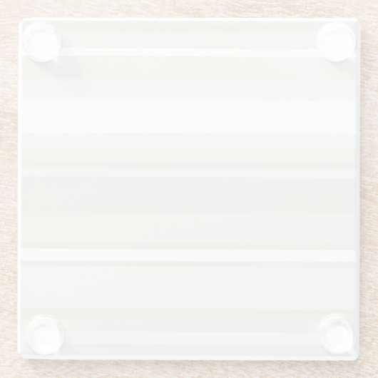 Dessous-de-verre En Verre Bandes de grès (Dos)