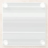 Dessous-de-verre En Verre Bandes grises (Dos)