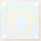 Dessous-de-verre En Verre Barefoot Beach Bum Thunder_Cove (Dos)