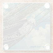 Dessous-de-verre En Verre Barque Elissa Figurhead (Dos)