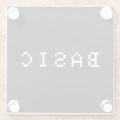DESSOUS-DE-VERRE EN VERRE BASE (Dos)