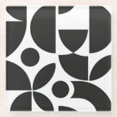 Dessous-de-verre En Verre Bauhaus Art 4 (Devant)