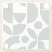 Dessous-de-verre En Verre Bauhaus Art 4 (Dos)