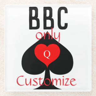 Dessous-de-verre En Verre BBC Seule pique lame signe Thunder_Cove