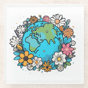 Dessous-de-verre En Verre Beauté de la Terre