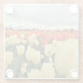 Dessous-de-verre En Verre Beautiful Tulip Field (Dos)