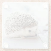 Dessous-de-verre En Verre Bébé de hérisson (Dos)