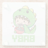 Dessous-de-verre En Verre bébé godzilla (Dos)