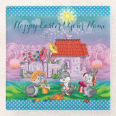 Dessous-de-verre En Verre Bébé lapin petit (Devant)