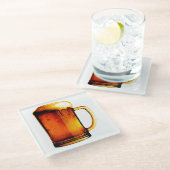 Dessous-de-verre En Verre Beer Mug (Incliné)