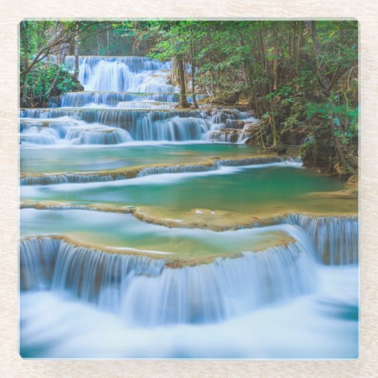 Dessous-de-verre En Verre Belle cascade (Devant)