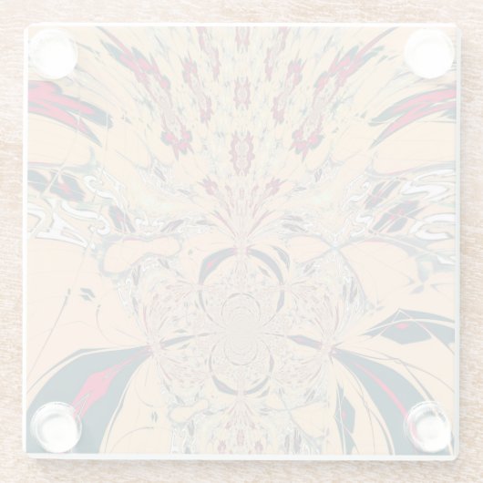 Dessous-de-verre En Verre Belle impression de haute qualité extraordinaire (Dos)