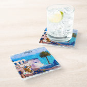 Dessous-de-verre En Verre Belle Tunisie Panorama (Incliné)