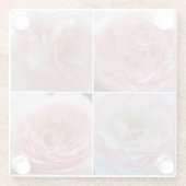 Dessous-de-verre En Verre Belles Roses (Dos)