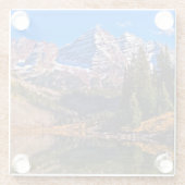 Dessous-de-verre En Verre Bells marron (Dos)