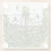 Dessous-de-verre En Verre Beltane Maypole (Dos)