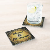 Dessous-de-verre En Verre BéniSoitPittsburgh (Incliné)
