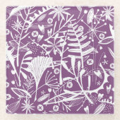 Dessous-de-verre En Verre Berry botanical (Devant)