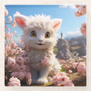 Dessous-de-verre En Verre Betsy - Le bébé bouc