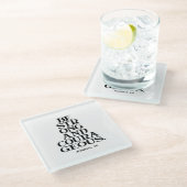 Dessous-de-verre En Verre Bible verse Joshua  (Incliné)