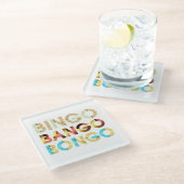 Dessous-de-verre En Verre Bingo Bango Bongo (Incliné)
