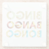 Dessous-de-verre En Verre Bingo Bango Bongo (Dos)