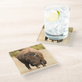 Dessous-de-verre En Verre Bison (Incliné)