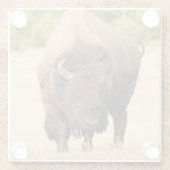 Dessous-de-verre En Verre Bison (Dos)