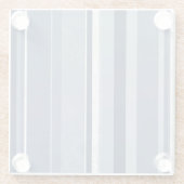 Dessous-de-verre En Verre Bleu (Dos)