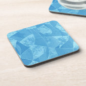 Dessous de verre en verre bleu (Côté gauche)