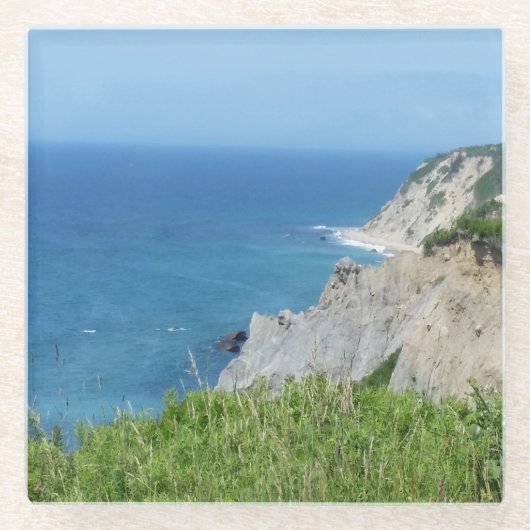 Dessous-de-verre En Verre Block Island Bluffs - Block Island, Rhode Island (Devant)