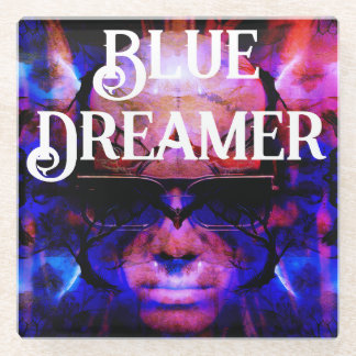 Dessous-de-verre En Verre Blue Dreamer