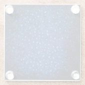 Dessous-de-verre En Verre Blue drops rustic (Dos)