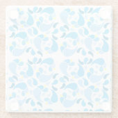 Dessous-de-verre En Verre Blues d'été (Dos)