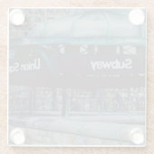 Dessous-de-verre En Verre Blues souterrain (Dos)