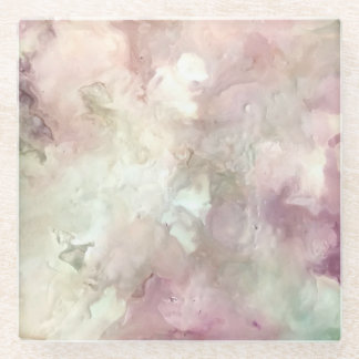 Dessous-de-verre En Verre Blush ou Rose"