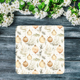 Dessous-de-verre En Verre Boho ornements de Noël Moyen-siècle Moderne Neutre