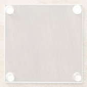 Dessous-de-verre En Verre Bois de laiton (Dos)