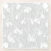Dessous-de-verre En Verre Boisson de fleur de neige (Dos)