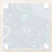 Dessous-de-verre En Verre Bold Explorer: Abstract Maximalism (Dos)