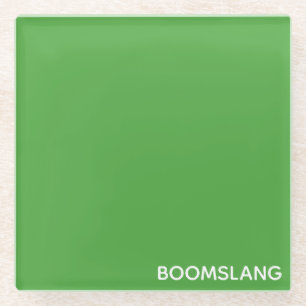 Dessous-de-verre En Verre Boomslang green color