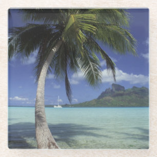 Dessous-de-verre En Verre Bora Bora, Polynésie française Mont Otemanu