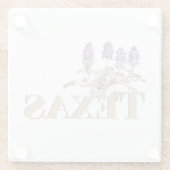 Dessous-de-verre En Verre Botanique Texas Bluebonnet 2 (Dos)